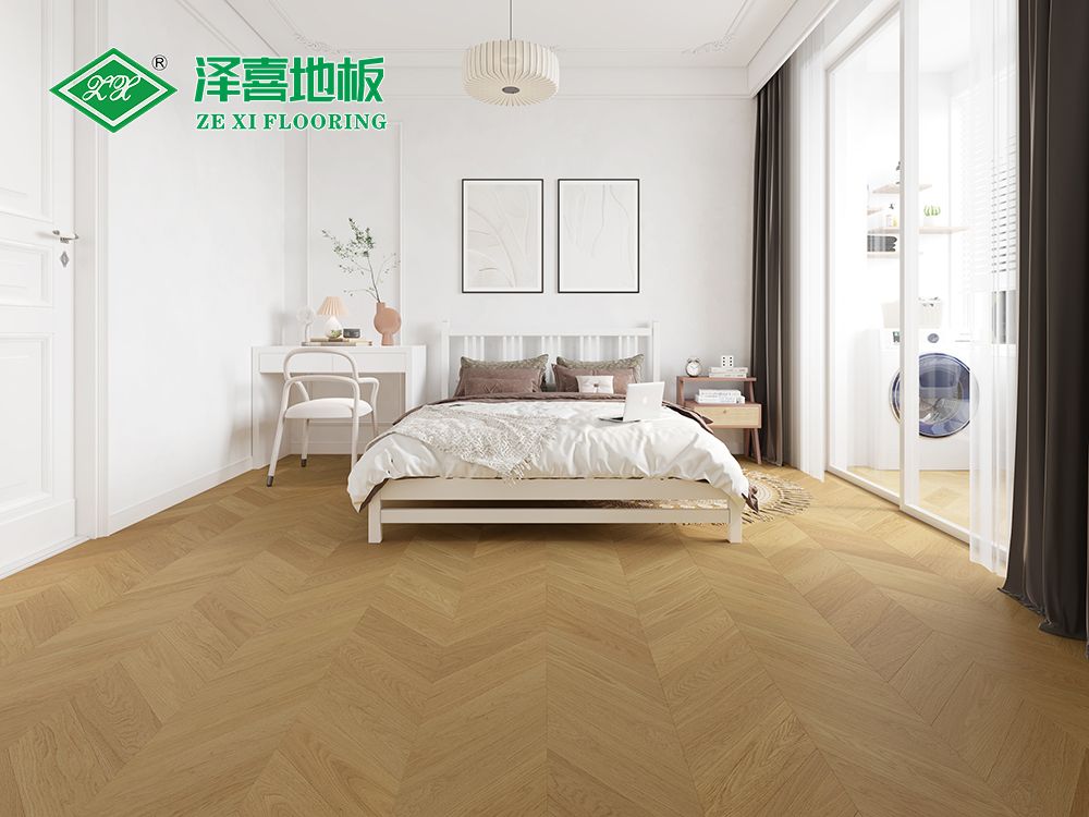 实木复合鱼骨拼（橡木全桦芯） AHY3101